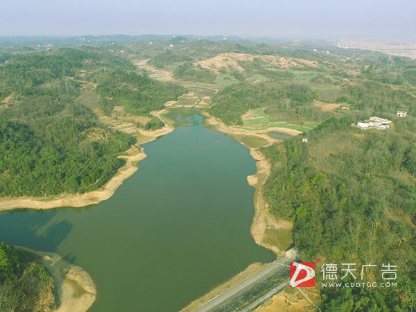 桃源枫树生态旅游区航拍